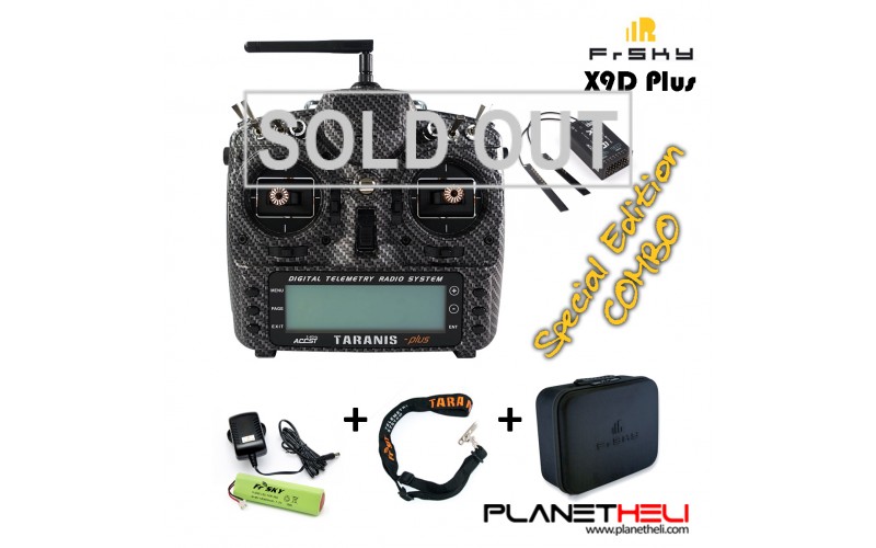 FrSky 2.4GHz ACCST TARANIS X9D PLUS SPECIAL EDITION and X8R Combo with Eva Case (Mode 2)